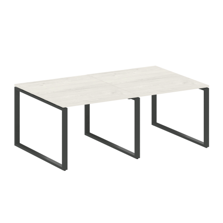 Переговорный стол 2 столешницы Metal System Style БО.ПРГ-2.1 2000x1235x750