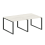 Переговорный стол 2 столешницы Metal System Style БО.ПРГ-2.1 2000x1235x750