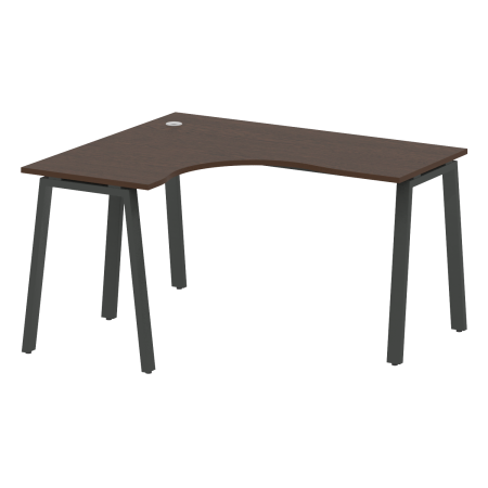 Стол криволинейный левый Metal System Style БА.СА-3 Л 1400x1200x750