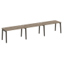Рабочая станция на деревянных опорах Onix Wood OW.RS-3.3.7 4140x720x750