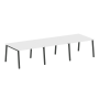Стол для переговоров (3 столешницы) на А-образном м/к Metal System Style БА.ПРГ-3.2 3600x1235x750
