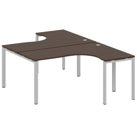 Рабочая станция криволинейная Metal System Style БП.РАС-СА-2.4 1600x2435x750