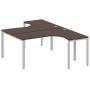 Рабочая станция криволинейная Metal System Style БП.РАС-СА-2.4 1600x2435x750