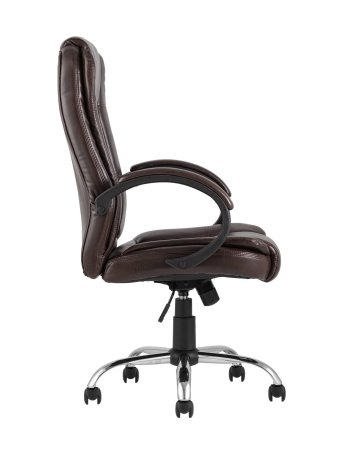 Кресло руководителя TopChairs Atlant коричневое (Компьютерное кресло Atlant коричневый)