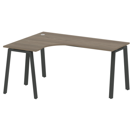 Стол криволинейный левый Metal System Style БА.СА-4 Л 1600x1200x750