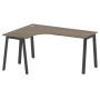 Стол криволинейный левый Metal System Style БА.СА-4 Л 1600x1200x750