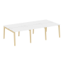 Рабочая станция на деревянных опорах Onix Wood OW.D.RS-6.1.7 2940x1475x750