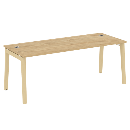 Стол руководителя на деревянных опорах Onix Wood Direct OW.SRR-6.8 1980x800x750