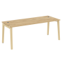 Стол руководителя на деревянных опорах Onix Wood Direct OW.SRR-6.8 1980x800x750