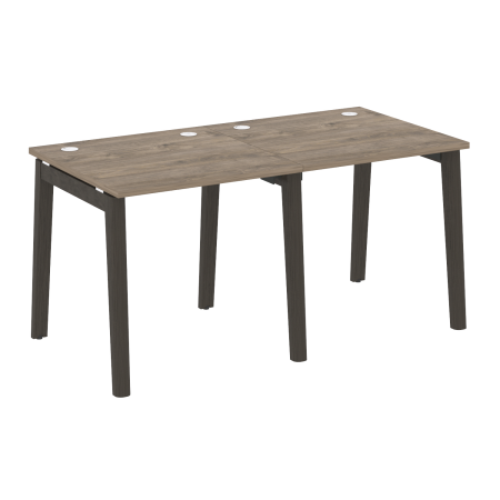 Рабочая станция на деревянных опорах Onix Wood OW.RS-2.0.8 1560x800x750