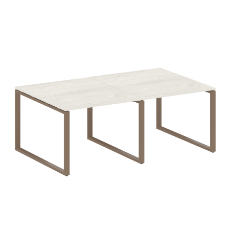Переговорный стол 2 столешницы Metal System Style БО.ПРГ-2.1 2000x1235x750