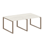 Переговорный стол 2 столешницы Metal System Style БО.ПРГ-2.1 2000x1235x750