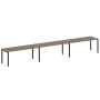 Рабочая станция на 3 раб. места Metal System Style БП.СМ-3.5 5400x720x750