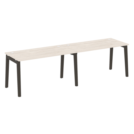 Рабочая станция на деревянных опорах Onix Wood OW.RS-2.3.7 2760x720x750