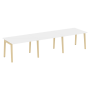 Стол переговорный на деревянных опорах Onix Wood OW.PRG-3.2 3540x980x750