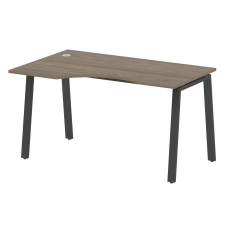 Стол криволинейный левый Metal System Style БА.СА-2 Л 1400x900x750