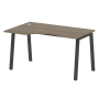 Стол криволинейный левый Metal System Style БА.СА-2 Л 1400x900x750