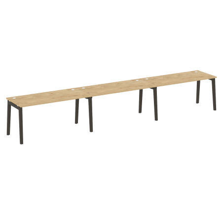 Рабочая станция на деревянных опорах Onix Wood OW.RS-3.4.7 4740x720x750