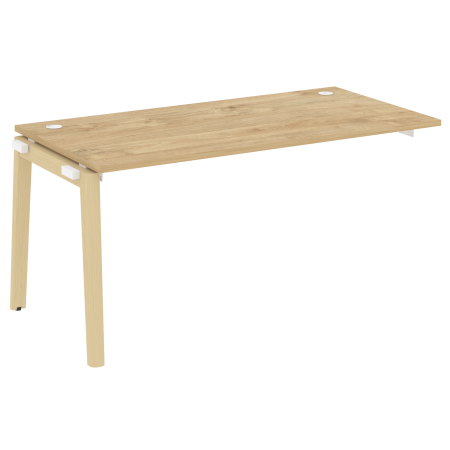 Наборный элемент рабочей станции на деревянных опорах Onix Wood OW.1.NRS-4.8 1580x800x750