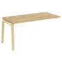 Наборный элемент рабочей станции на деревянных опорах Onix Wood OW.1.NRS-4.8 1580x800x750