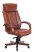 Кресло руководителя T-9924WALNUT светло-коричневый Leather EiCHel кожа крестов. металл/дерево