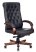 Кресло руководителя T-9928WALNUT черный кожа крестов. металл/дерево
