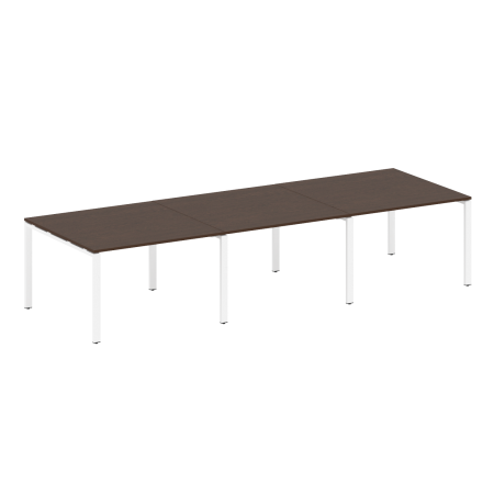 Переговорный стол 3 столешницы Metal System Style БП.ПРГ-3.2 3600x1235x750