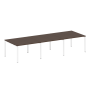 Переговорный стол 3 столешницы Metal System Style БП.ПРГ-3.2 3600x1235x750