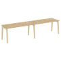 Рабочая станция на деревянных опорах Onix Wood OW.RS-2.4.7 3160x720x750