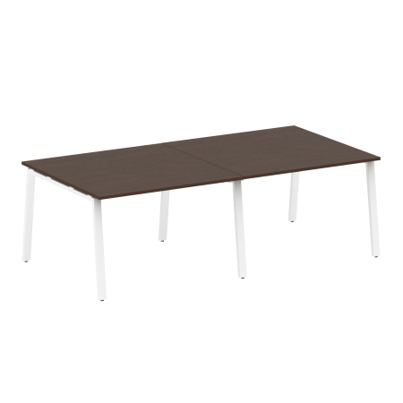 Стол для переговоров (2 столешницы) на А-образном м/к Metal System Style БА.ПРГ-2.2 2400x1235x750