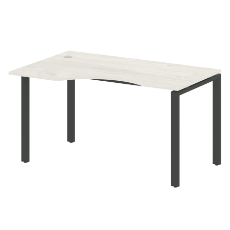 Стол криволинейный левый Metal System Style БП.СА-2 Л 1400x900x750