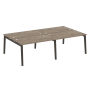 Рабочая станция на деревянных опорах Onix Wood OW.D.RS-4.3.8 2760x1635x750