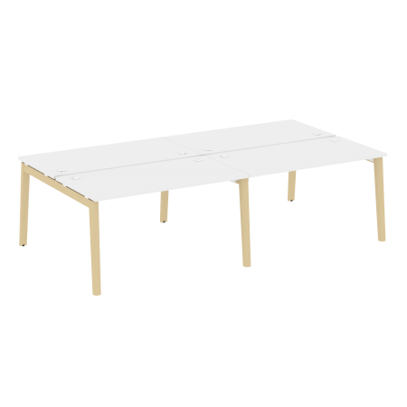 Рабочая станция на деревянных опорах Onix Wood OW.D.RS-4.3.7 2760x1475x750