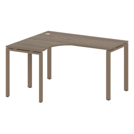 Стол криволинейный левый Metal System Style БП.СА-3 Л 1400x1200x750
