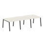 Стол для переговоров (3 столешницы) на А-образном м/к Metal System Style БА.ПРГ-3.1 3000x1235x750