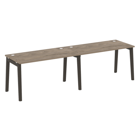 Рабочая станция на деревянных опорах Onix Wood OW.RS-2.3.7 2760x720x750