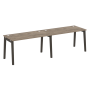 Рабочая станция на деревянных опорах Onix Wood OW.RS-2.3.7 2760x720x750