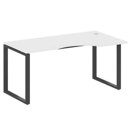 Стол криволинейный левый Metal System Style БО.СА-1 Пр 1600x900x750