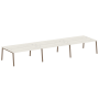 Рабочая станция на 6 рабочих места на А-образном м/к Metal System Style БА.СМ-6.5 5400x1475x750