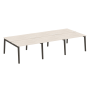 Рабочая станция на деревянных опорах Onix Wood OW.D.RS-6.2.8 3540x1635x750