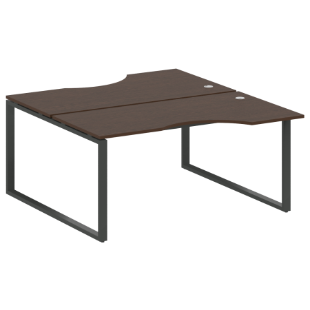 Рабочая станция криволинейная Metal System Style БО.РАС-СА-2.1 1600x1835x750