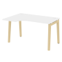 Стол эргономичный левый на деревянных опорах Onix Wood OW.SA-2L 1380x980x750