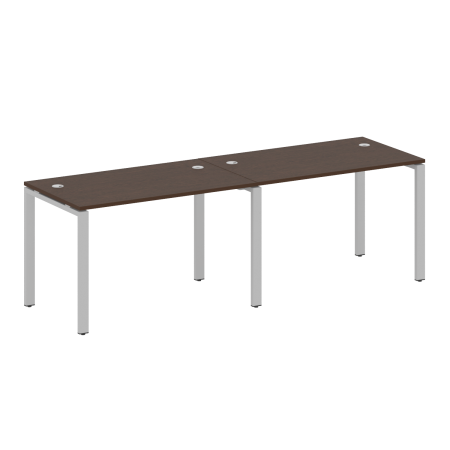 Рабочая станция на 2 раб.места Metal System Style БП.СМ-2.2 2400x720x750
