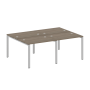 Рабочая станция на 4 раб. места Metal System Style БП.СМ-4.1 2000x1475x750