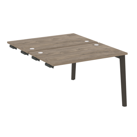 Стол-приставка двойной на деревянных опорах Onix Wood OW.D.SPR-2.7 1180x1475x750