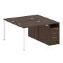 Рабочая станция с опорной тумбой Metal System Style БП.РС-СТП-2.1 1412x1475x750
