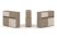Тумба двойная + низкая надставка ES.NB.2N-18 (1500х410х1135)