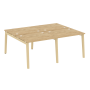 Рабочая станция на деревянных опорах Onix Wood OW.D.RS-4.1.8 1960x1635x750