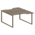 Рабочая станция криволинейная Metal System Style БО.РАС-СА-2.2 1400x1835x750