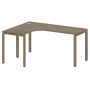 Стол криволинейный левый Metal System Style БП.СА-4 Л 1600x1200x750